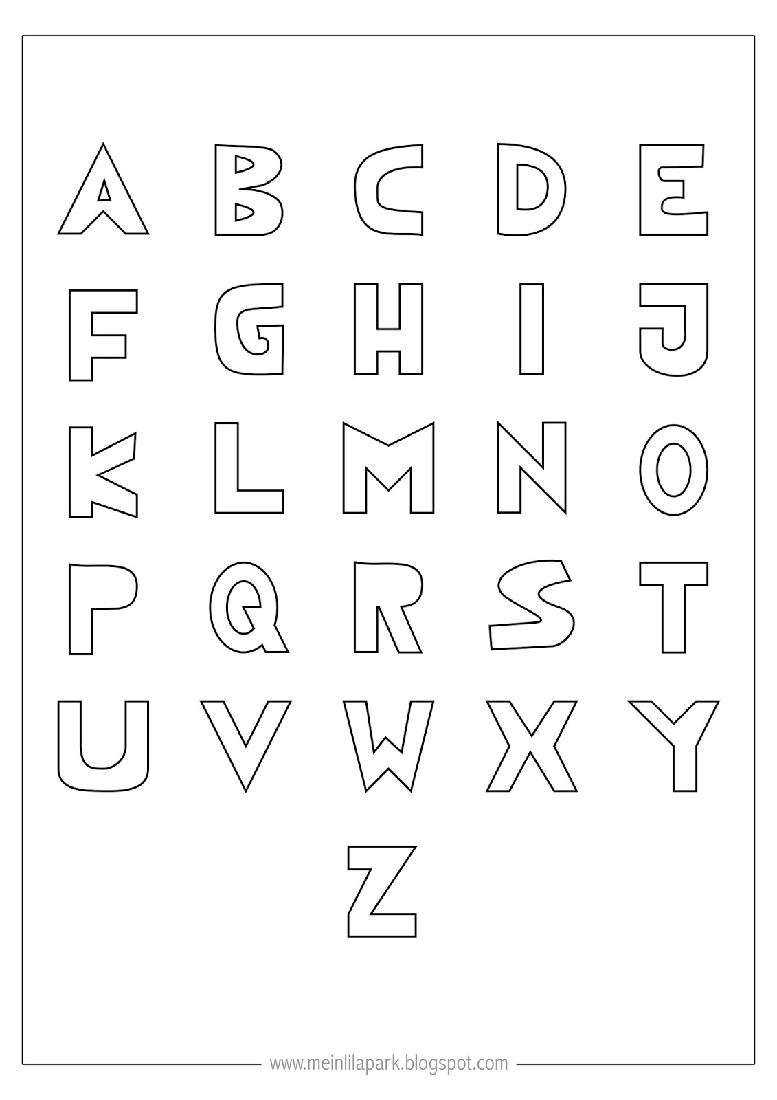 Alphabet Lore Coloring Pages A-Z 53