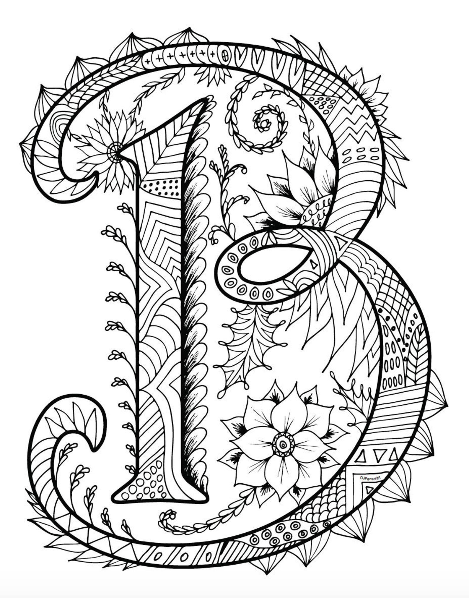 Alphabet Lore Coloring Pages A-Z 55