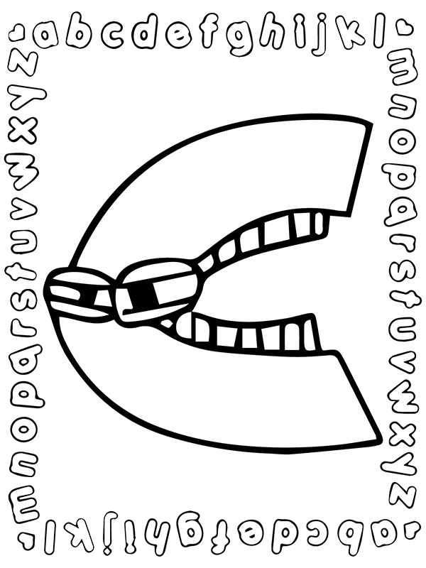 Alphabet Lore Coloring Pages A-Z 83