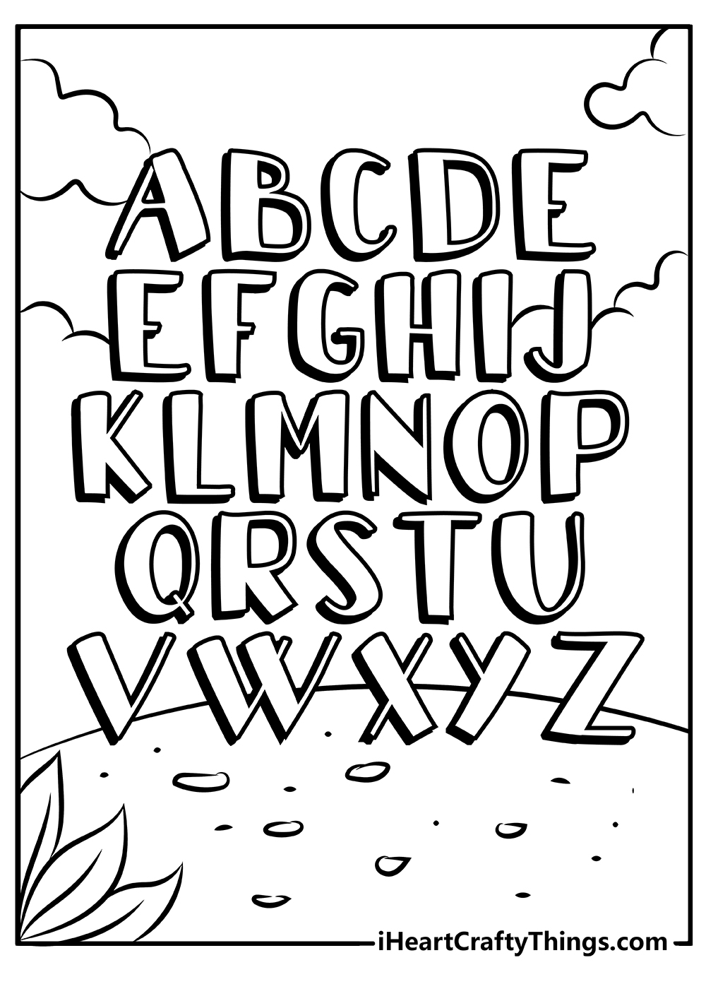 Alphabet Lore Coloring Pages A-Z 88