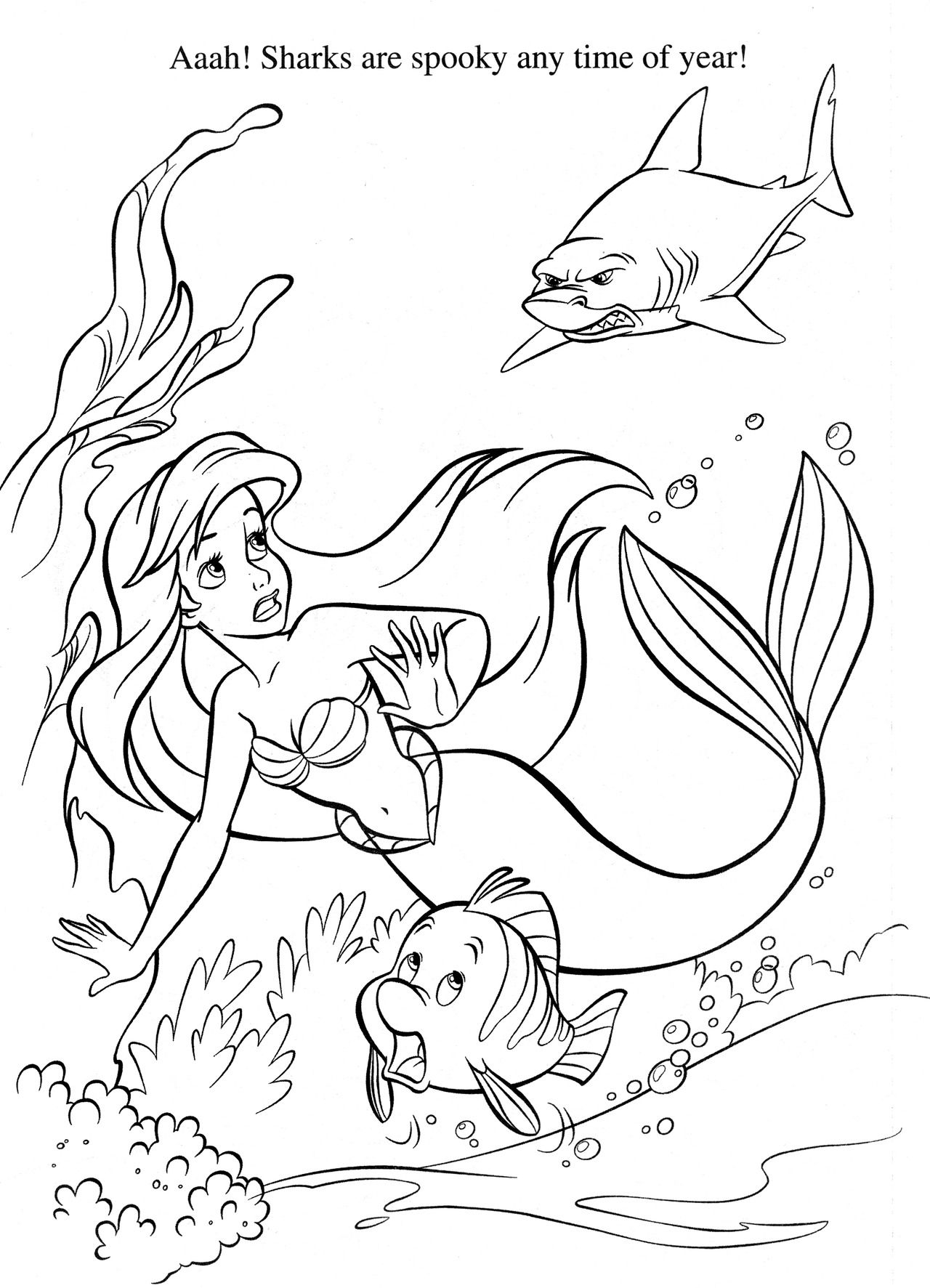 Ariel Coloring Pages Free Printable 146