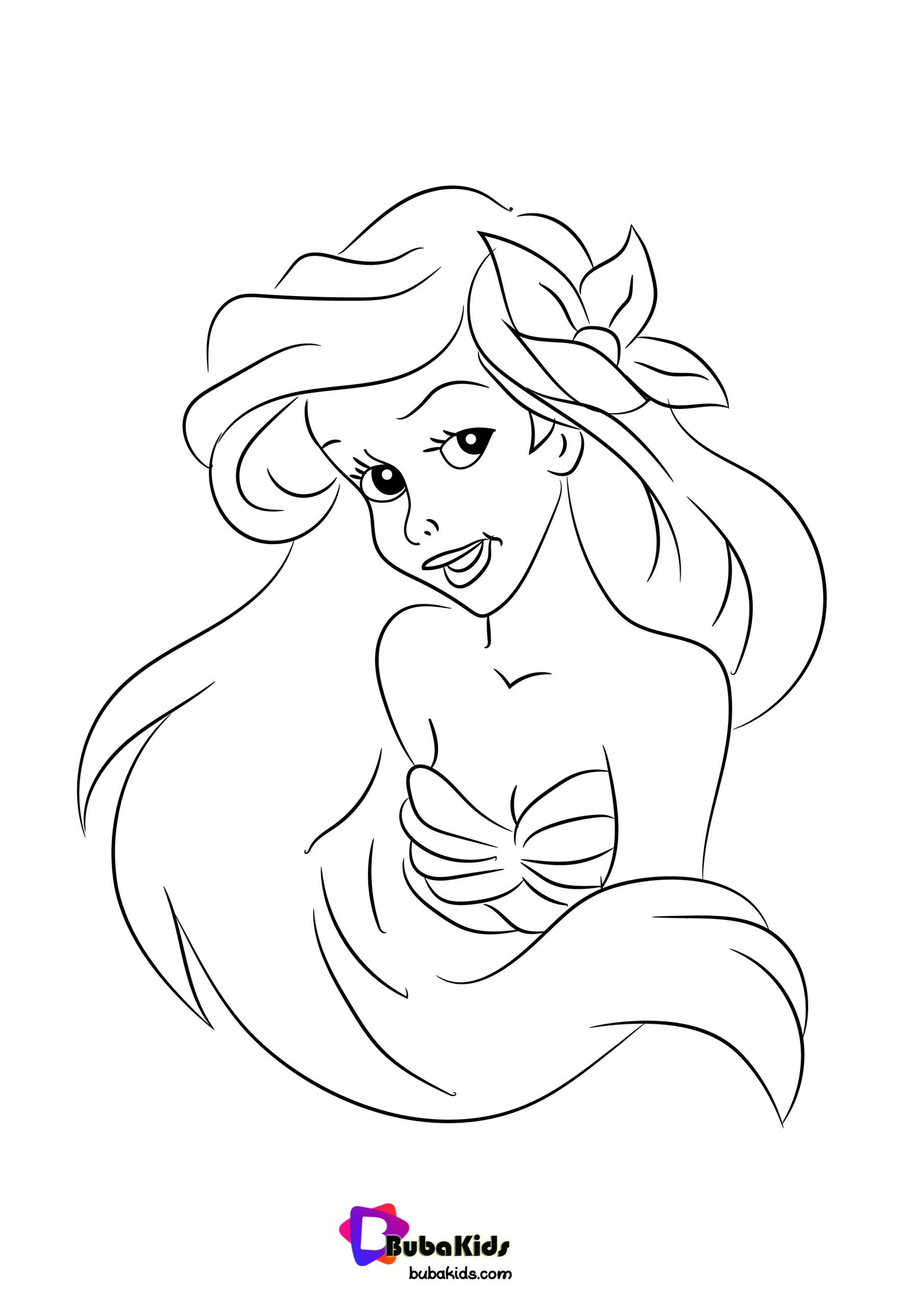 Ariel Coloring Pages Free Printable 149