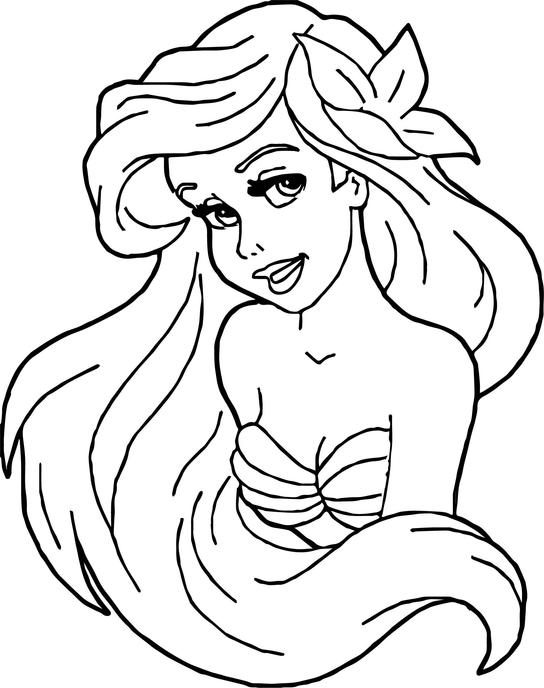 Ariel Coloring Pages Free Printable 156