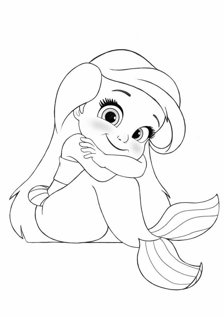 Ariel Coloring Pages Free Printable 157