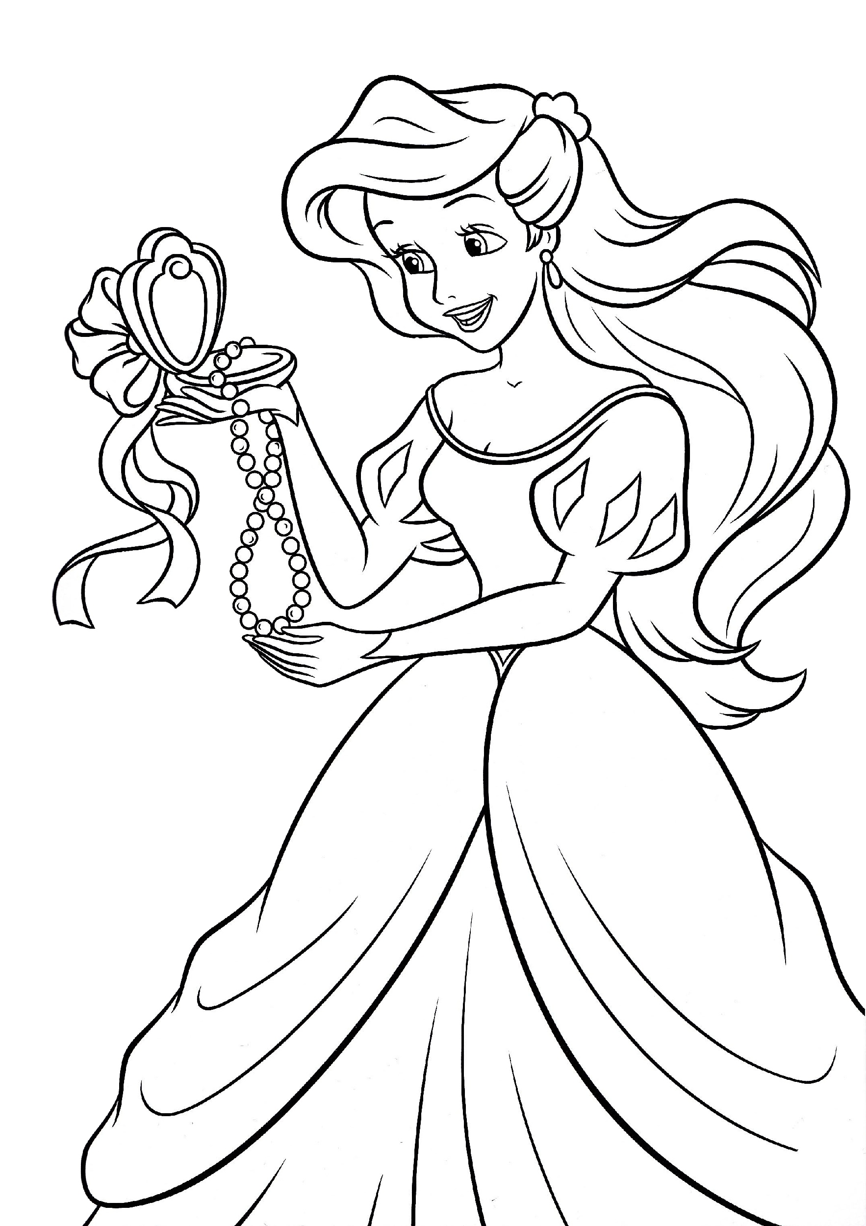 Ariel Coloring Pages Free Printable 196