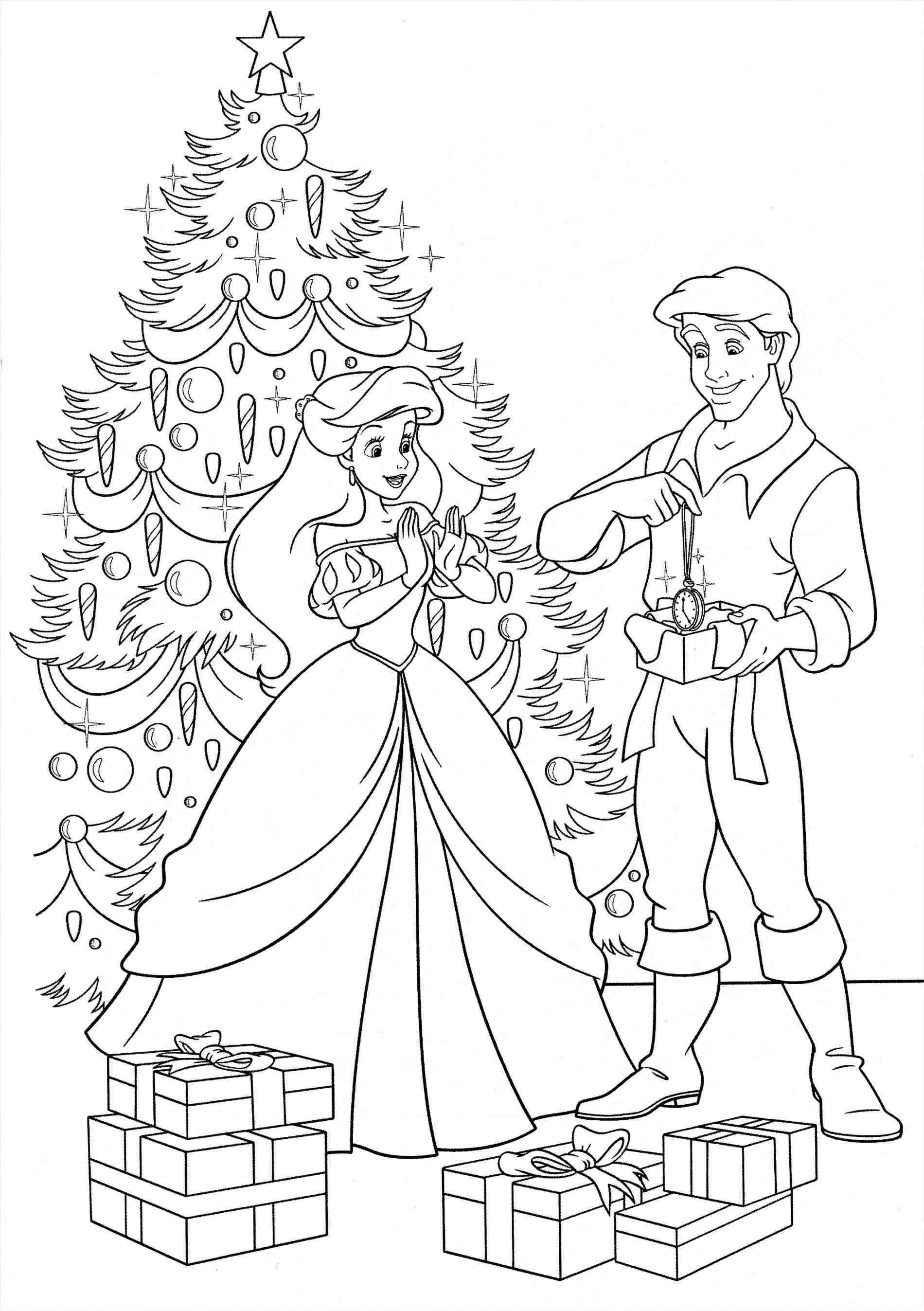 Ariel Coloring Pages Free Printable 32