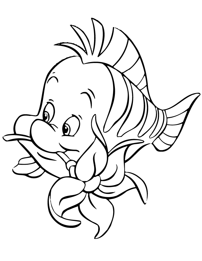 Ariel Coloring Pages Free Printable 38