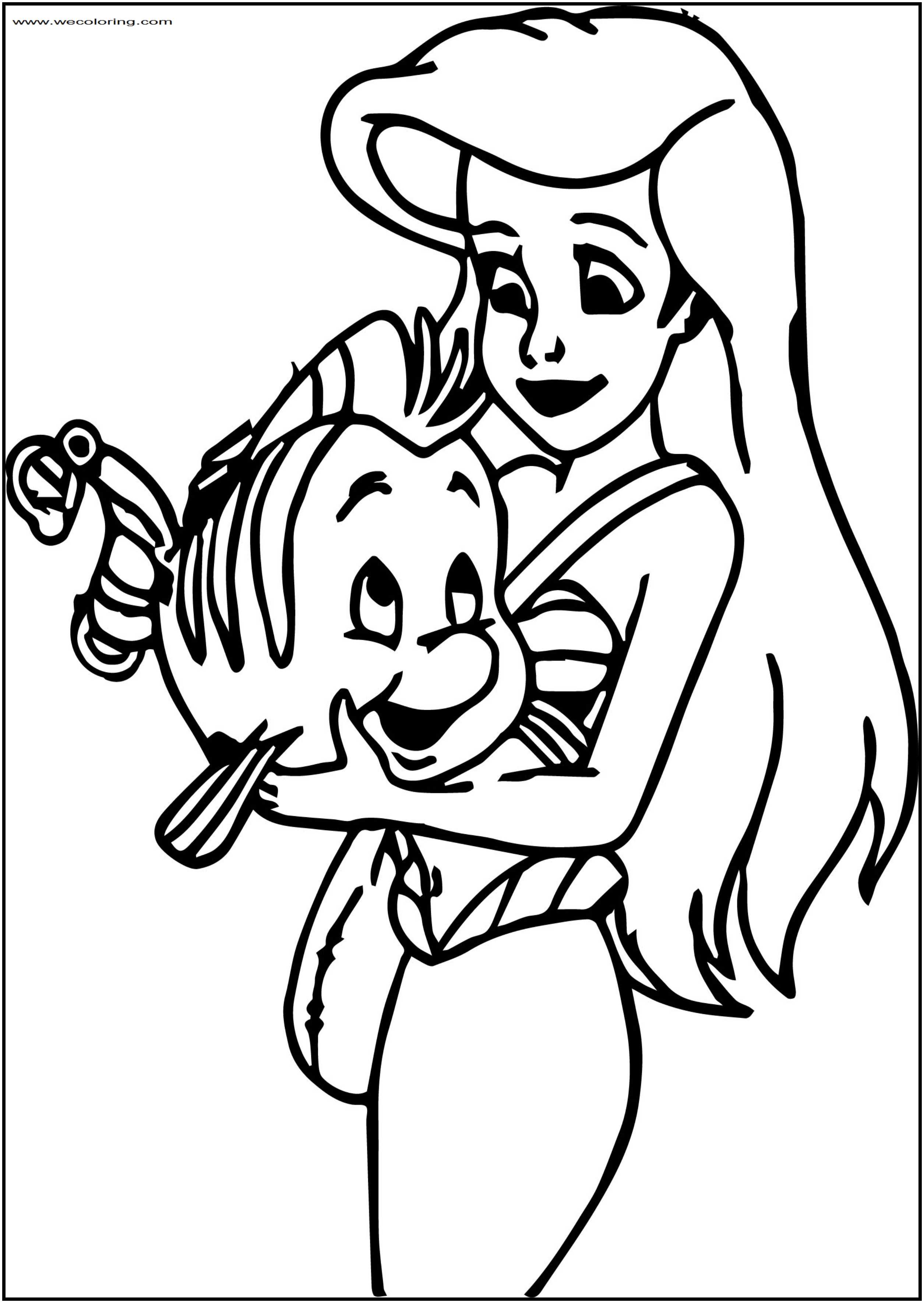 Ariel Coloring Pages Free Printable 49