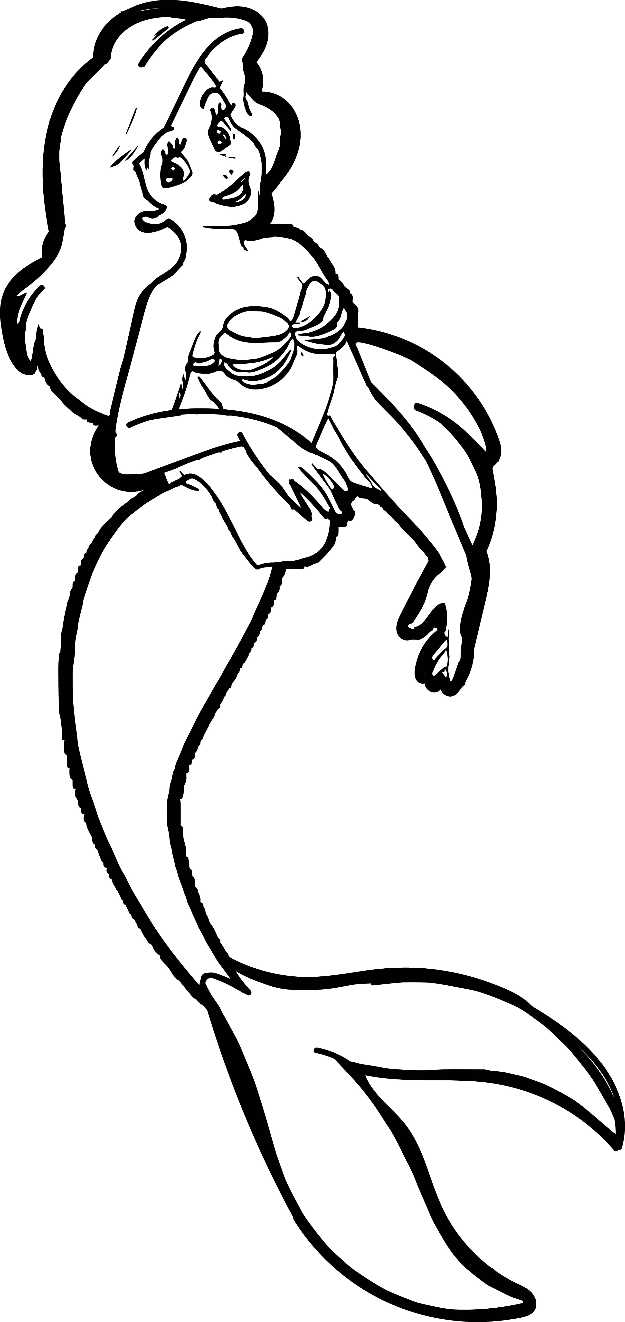 Ariel Coloring Pages Free Printable 70