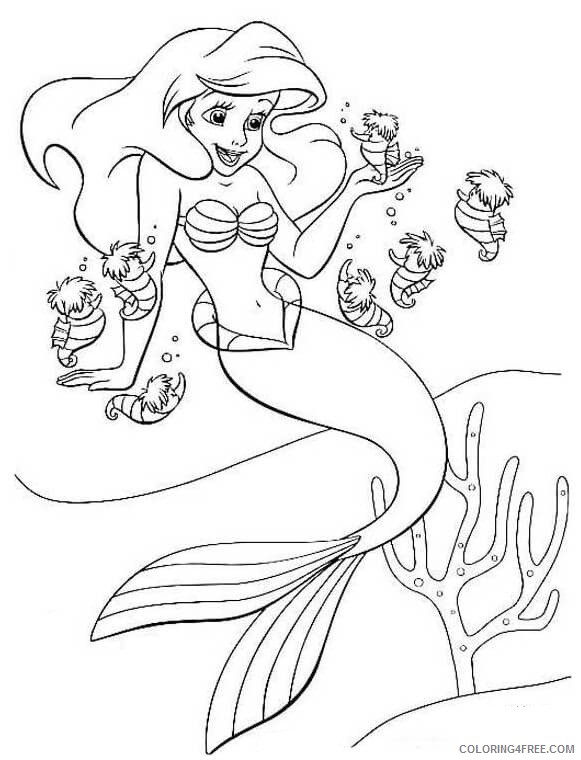 Ariel Coloring Pages Free Printable 81