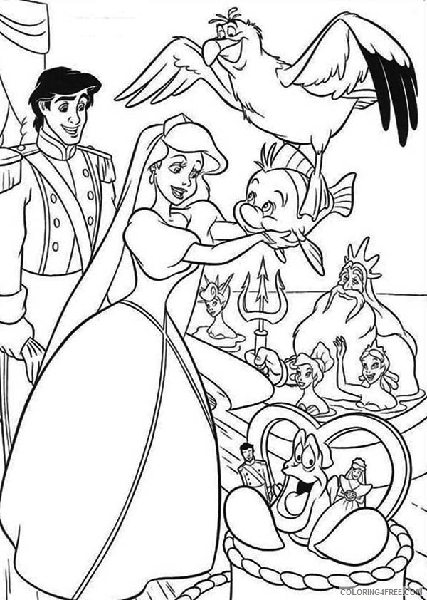 Ariel Coloring Pages Free Printable 82