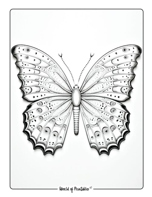 Butterfly Coloring Pages: 100+ A Fluttery Collection for Your Coloring Pleasure 112