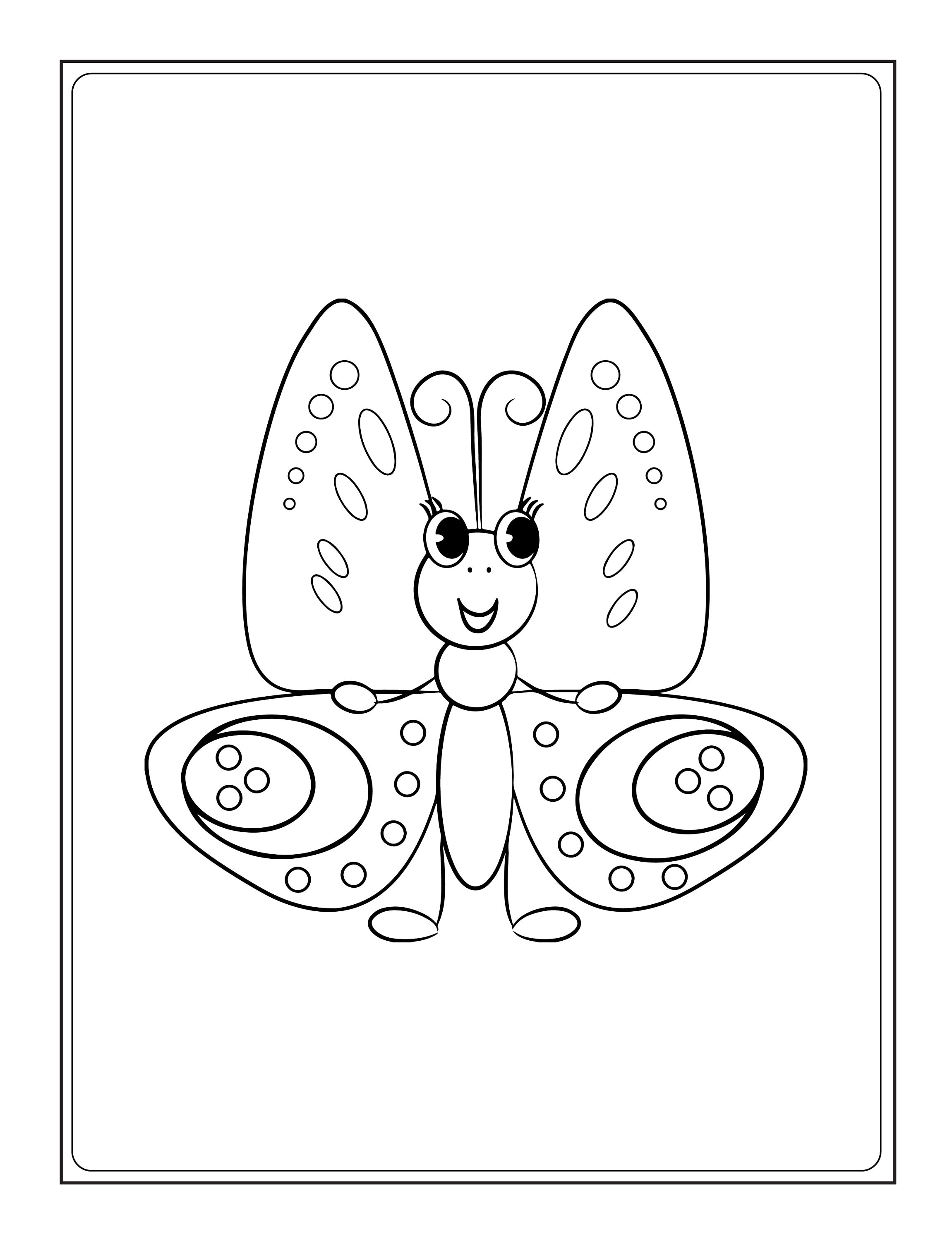 Butterfly Coloring Pages: 100+ A Fluttery Collection for Your Coloring Pleasure 117