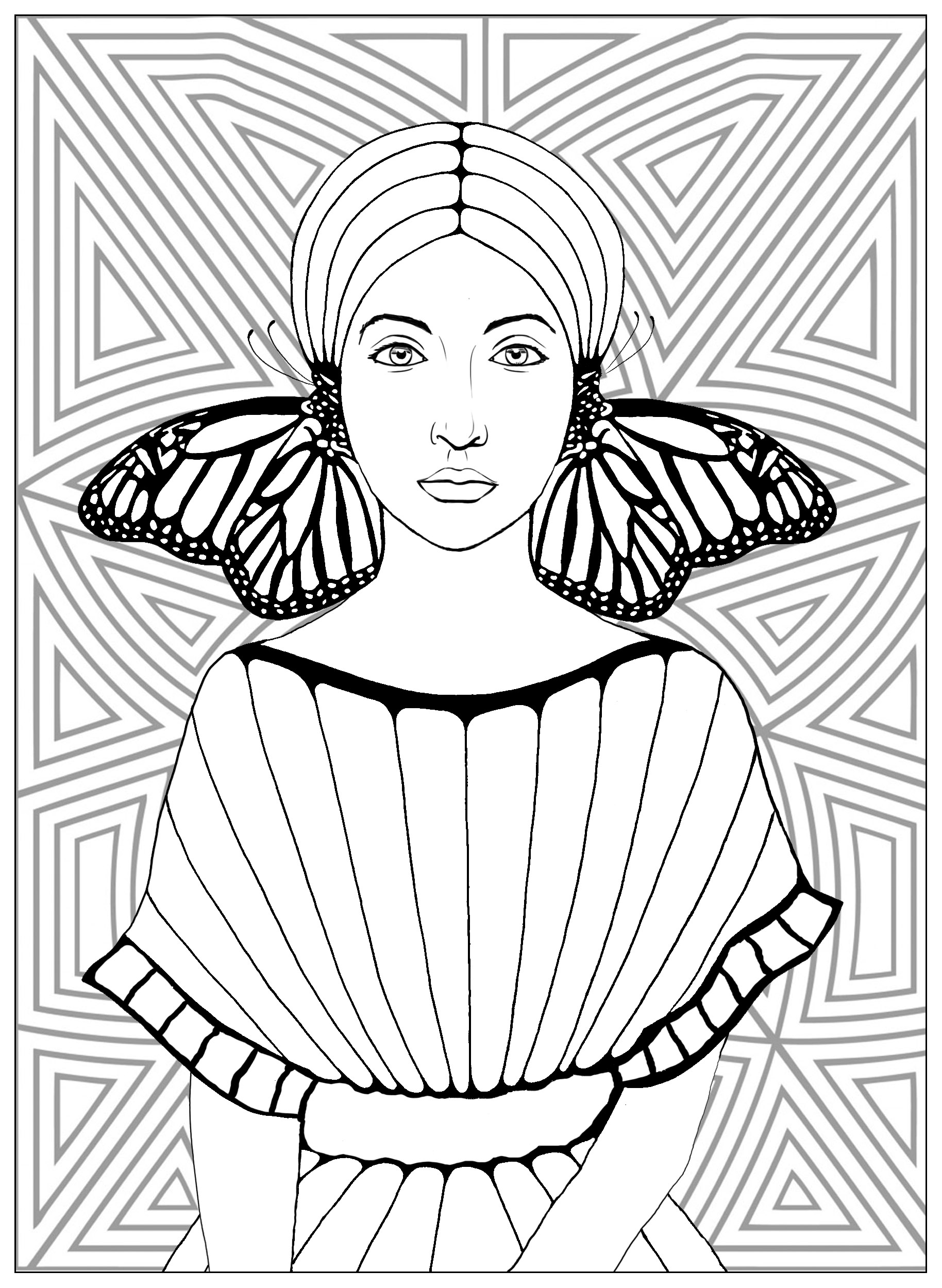 Butterfly Coloring Pages: 100+ A Fluttery Collection for Your Coloring Pleasure 125