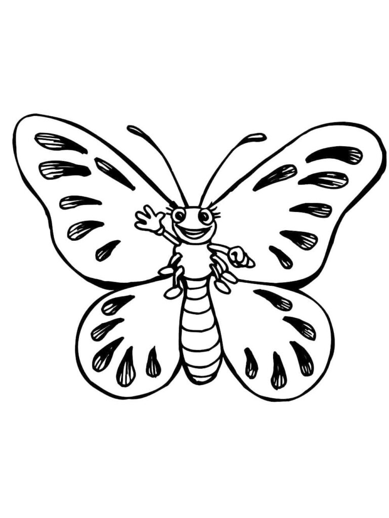 Butterfly Coloring Pages: 100+ A Fluttery Collection for Your Coloring Pleasure 131