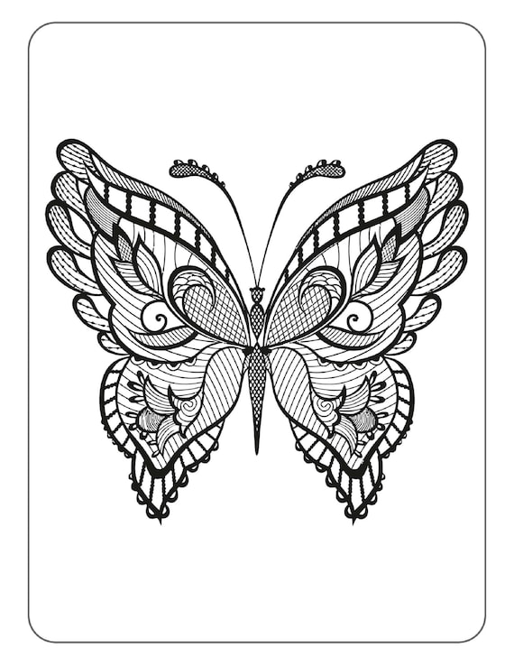 Butterfly Coloring Pages: 100+ A Fluttery Collection for Your Coloring Pleasure 138