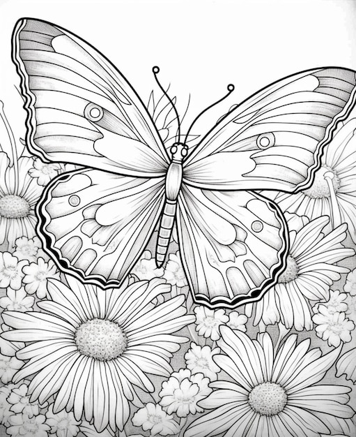 Butterfly Coloring Pages: 100+ A Fluttery Collection for Your Coloring Pleasure 148