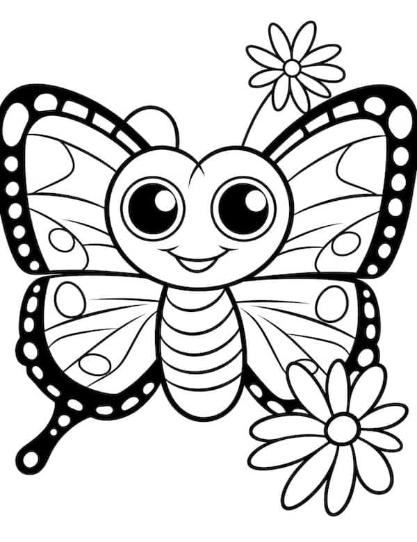 Butterfly Coloring Pages: 100+ A Fluttery Collection for Your Coloring Pleasure 158