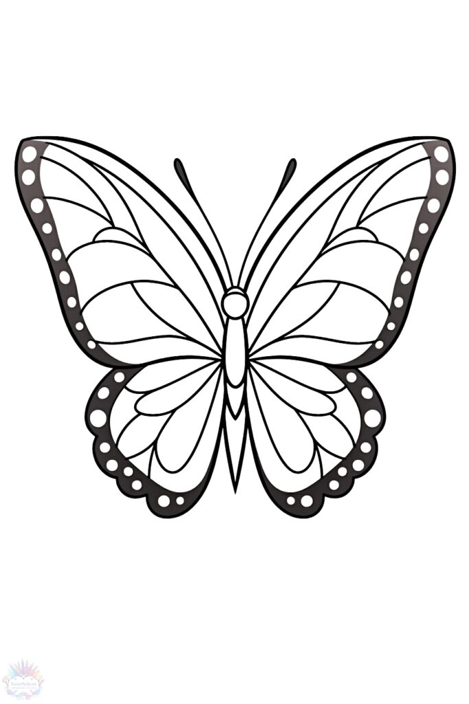 Butterfly Coloring Pages: 100+ A Fluttery Collection for Your Coloring Pleasure 16