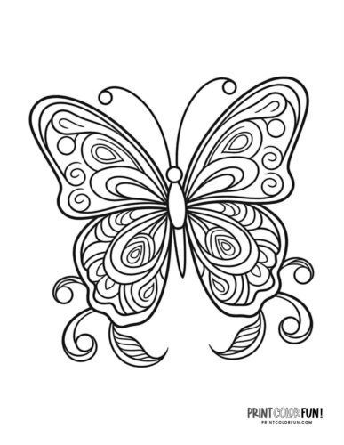 Butterfly Coloring Pages: 100+ A Fluttery Collection for Your Coloring Pleasure 172