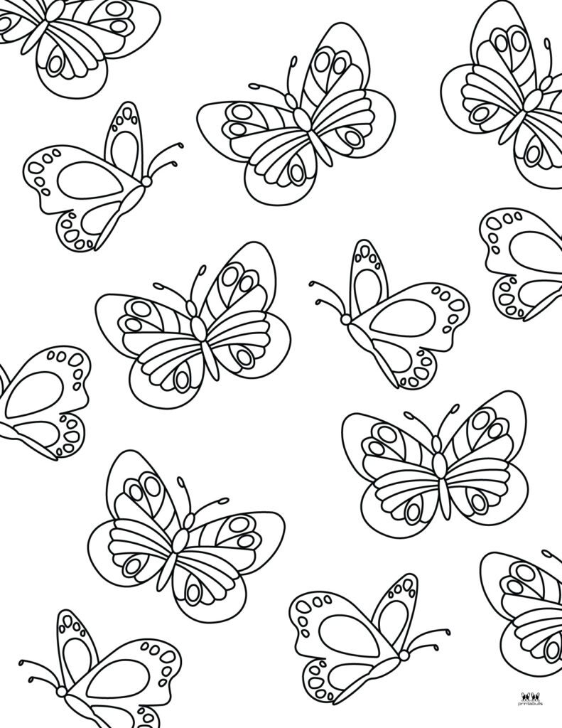 Butterfly Coloring Pages: 100+ A Fluttery Collection for Your Coloring Pleasure 180