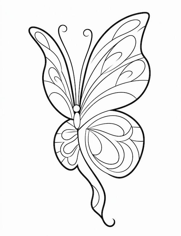 Butterfly Coloring Pages: 100+ A Fluttery Collection for Your Coloring Pleasure 184