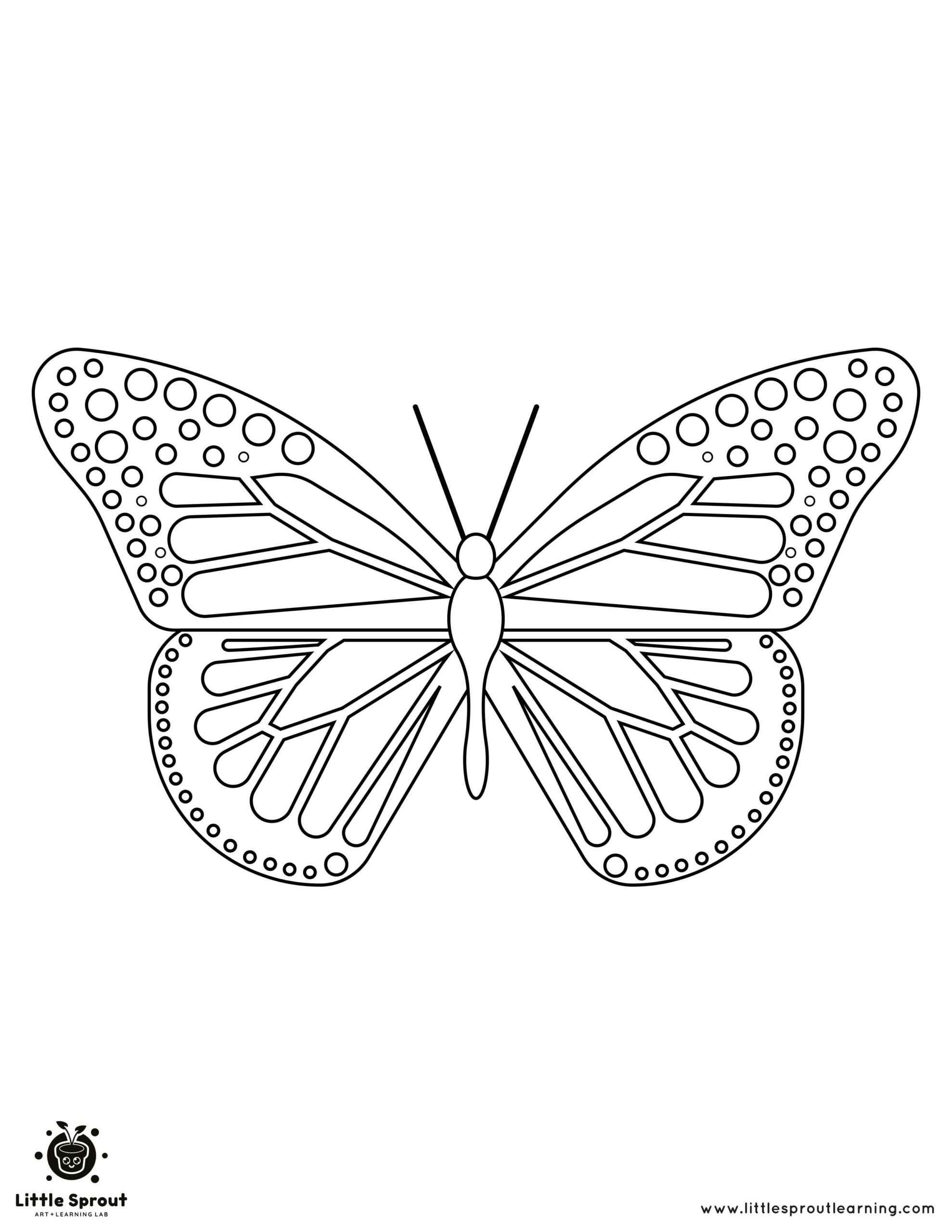 Butterfly Coloring Pages: 100+ A Fluttery Collection for Your Coloring Pleasure 186