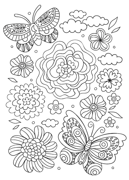 Butterfly Coloring Pages: 100+ A Fluttery Collection for Your Coloring Pleasure 188