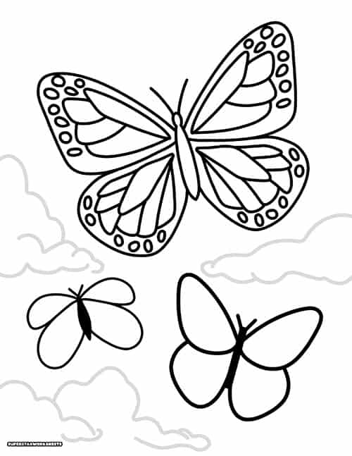 Butterfly Coloring Pages: 100+ A Fluttery Collection for Your Coloring Pleasure 191