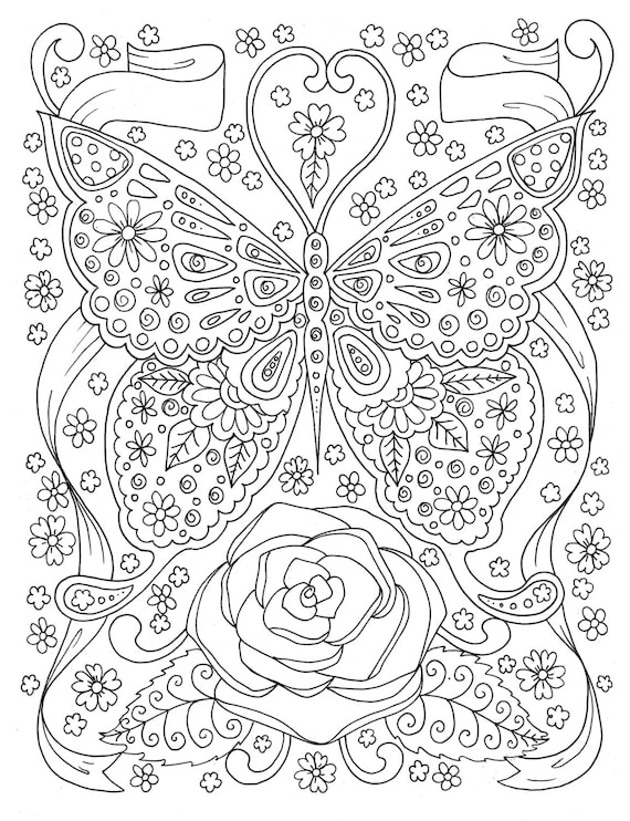 Butterfly Coloring Pages: 100+ A Fluttery Collection for Your Coloring Pleasure 41