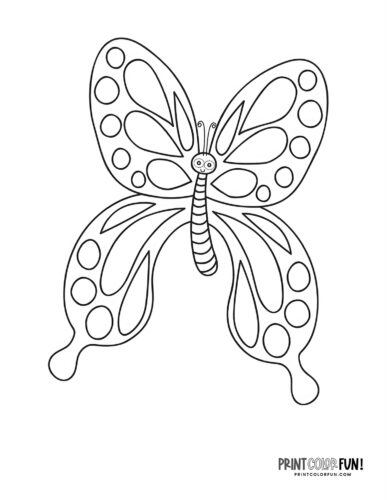 Butterfly Coloring Pages: 100+ A Fluttery Collection for Your Coloring Pleasure 55