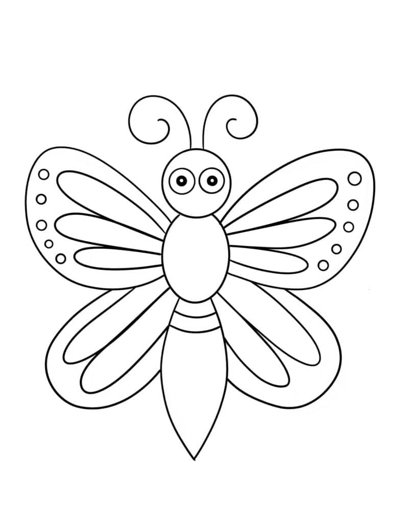 Butterfly Coloring Pages: 100+ A Fluttery Collection for Your Coloring Pleasure 6