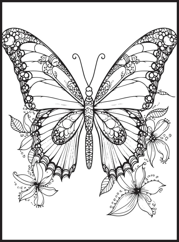 Butterfly Coloring Pages: 100+ A Fluttery Collection for Your Coloring Pleasure 66