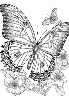 Butterfly Coloring Pages: 100+ A Fluttery Collection for Your Coloring Pleasure 7