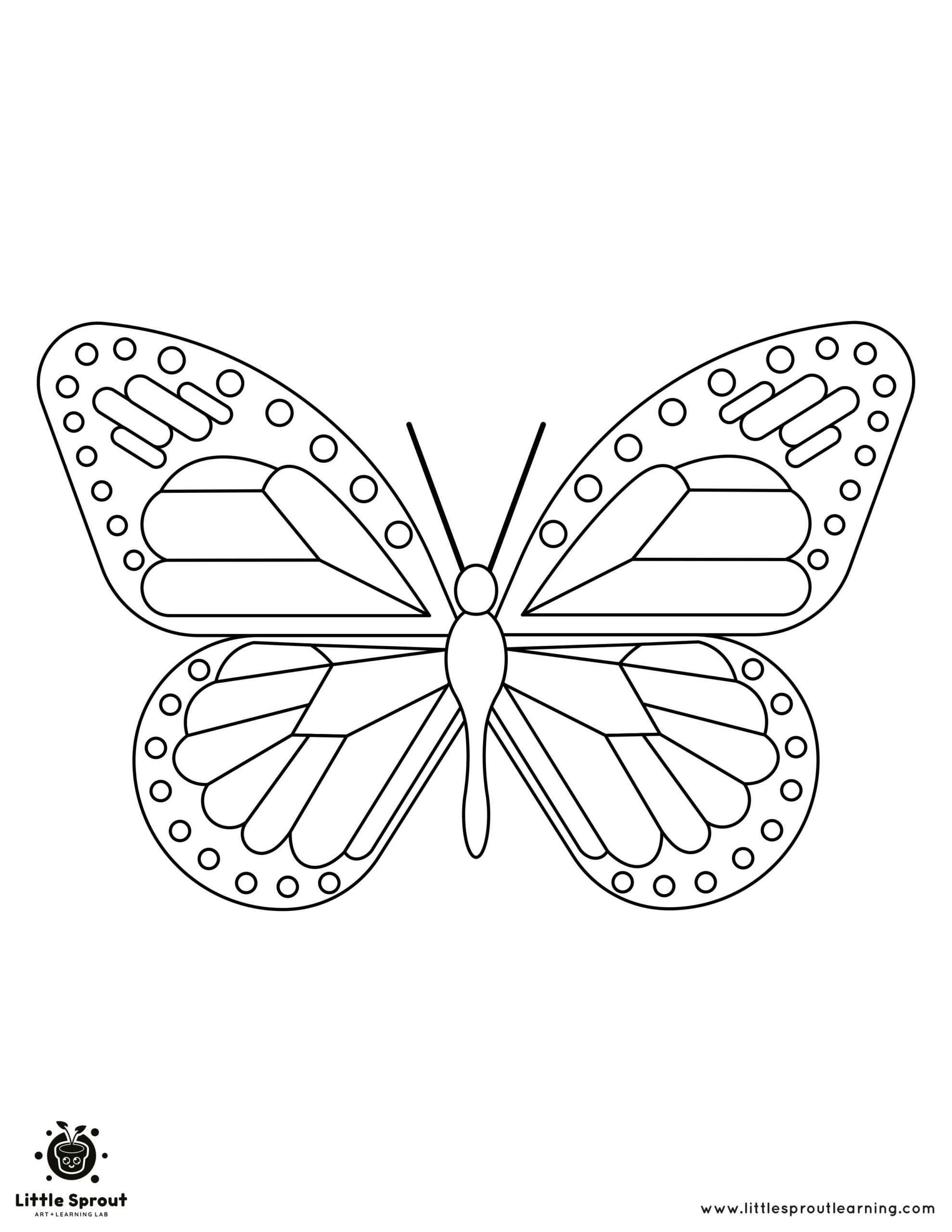 Butterfly Coloring Pages: 100+ A Fluttery Collection for Your Coloring Pleasure 70