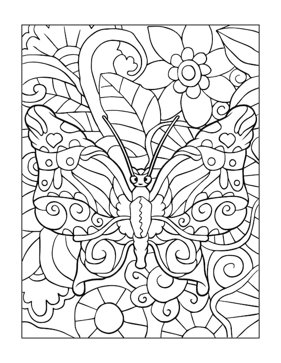 Butterfly Coloring Pages: 100+ A Fluttery Collection for Your Coloring Pleasure 73