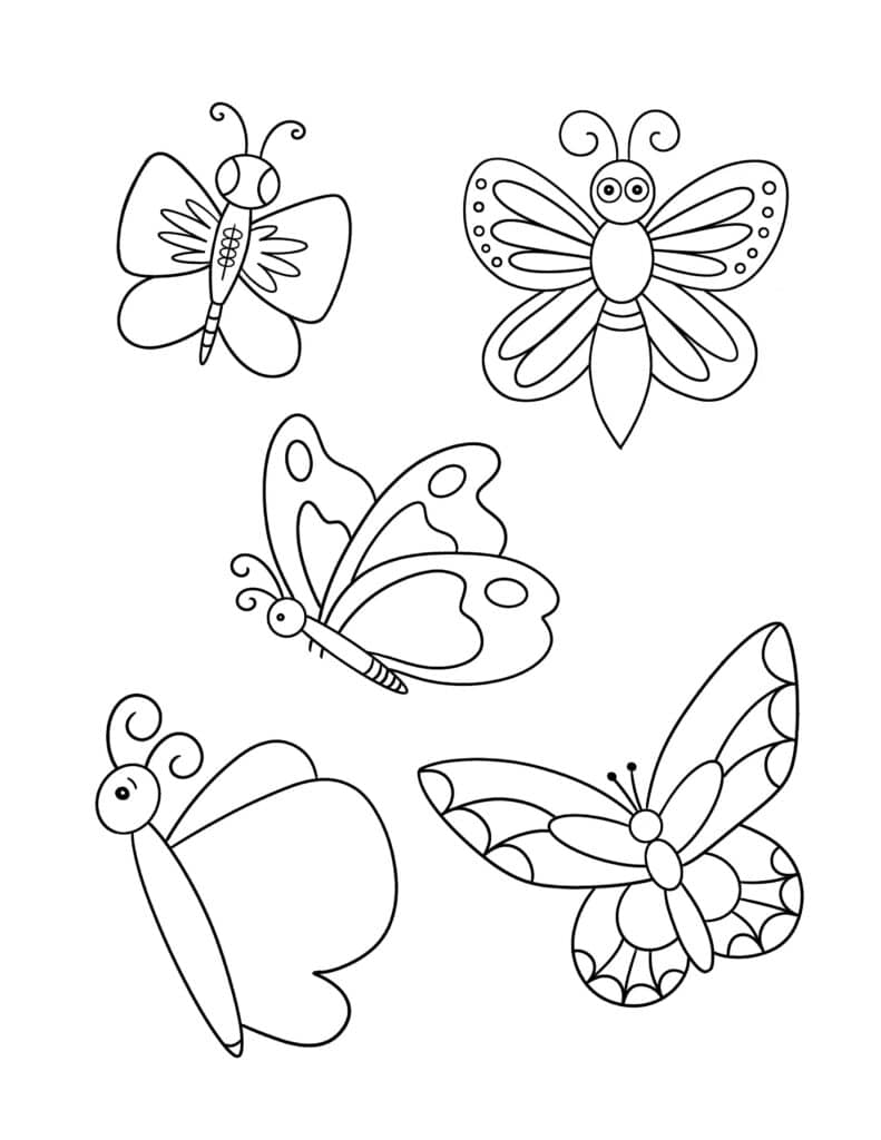 Butterfly Coloring Pages: 100+ A Fluttery Collection for Your Coloring Pleasure 74