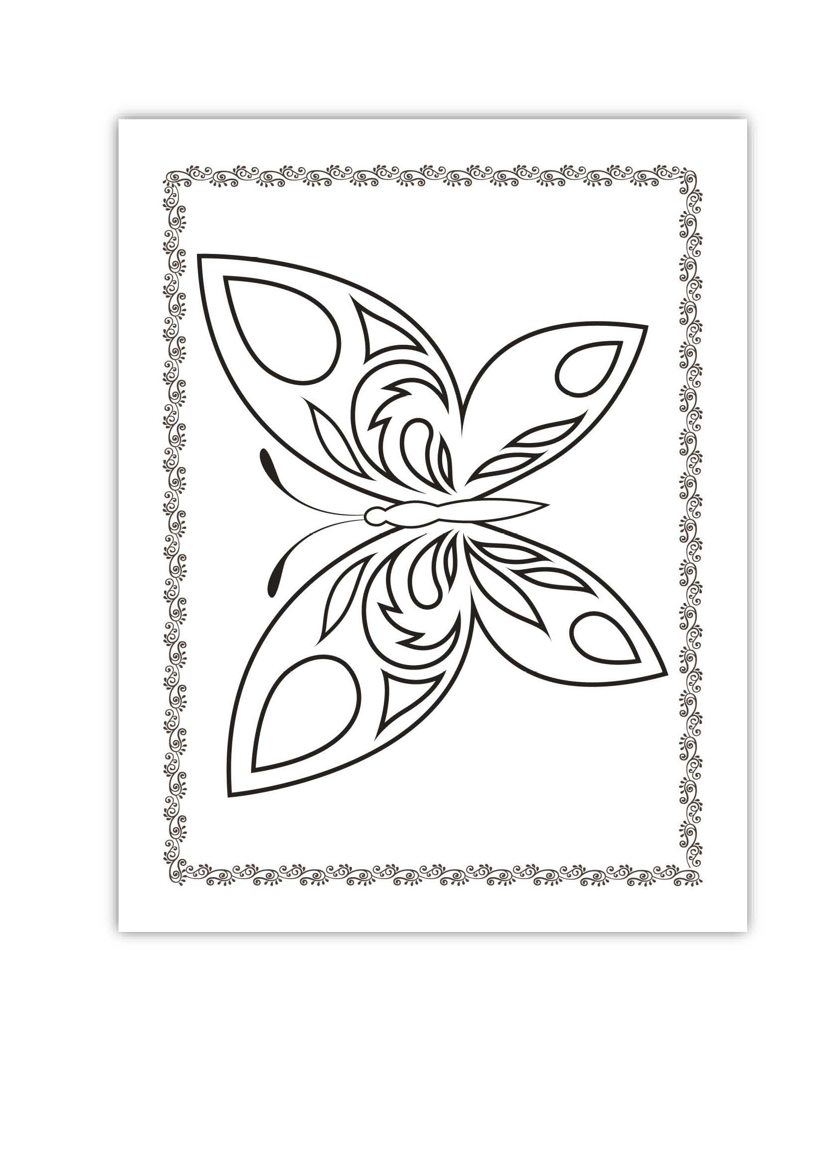 Butterfly Coloring Pages: 100+ A Fluttery Collection for Your Coloring Pleasure 8