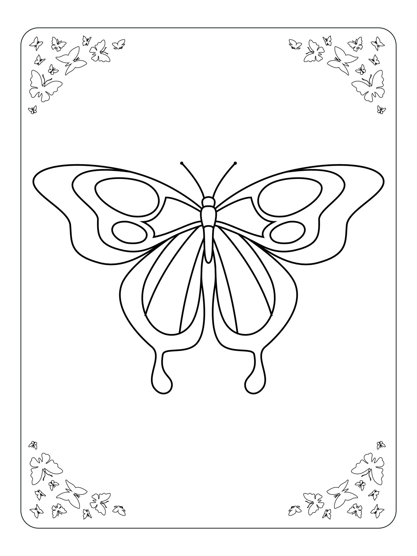 Butterfly Coloring Pages: 100+ A Fluttery Collection for Your Coloring Pleasure 96