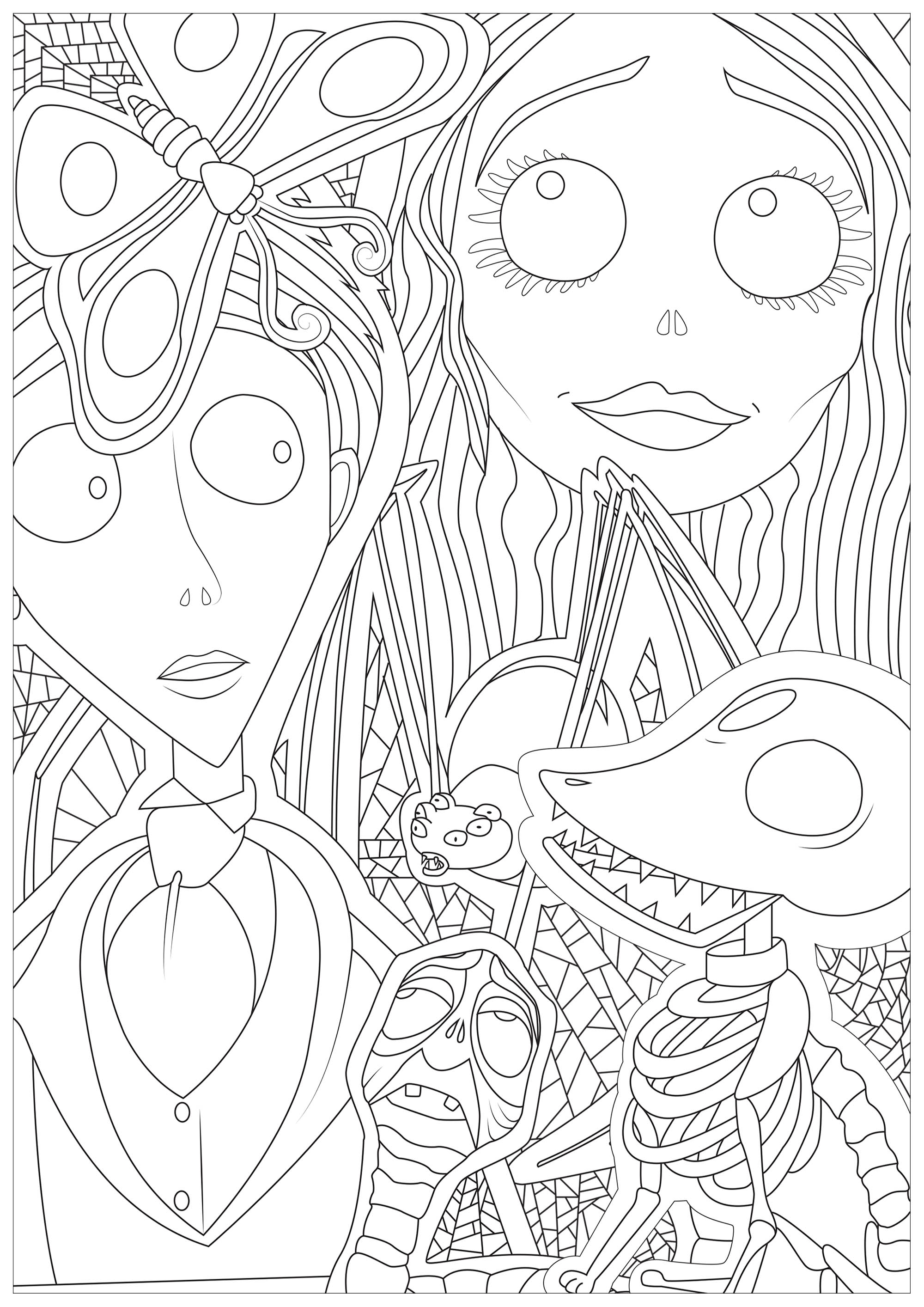 Chucky Coloring Pages Free Printable 30