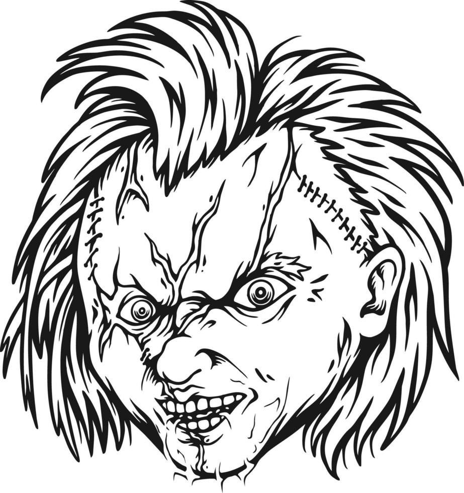 Chucky Coloring Pages Free Printable 37