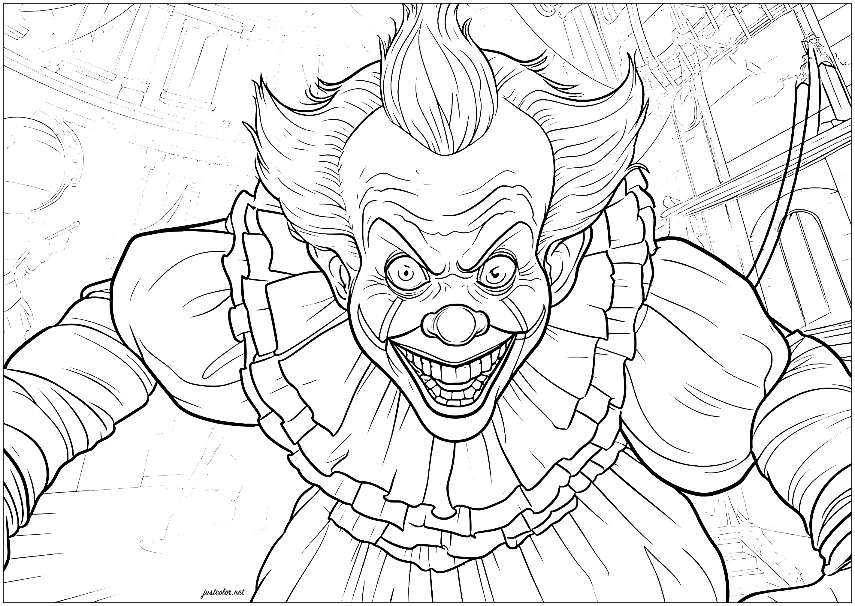 Chucky Coloring Pages Free Printable 68