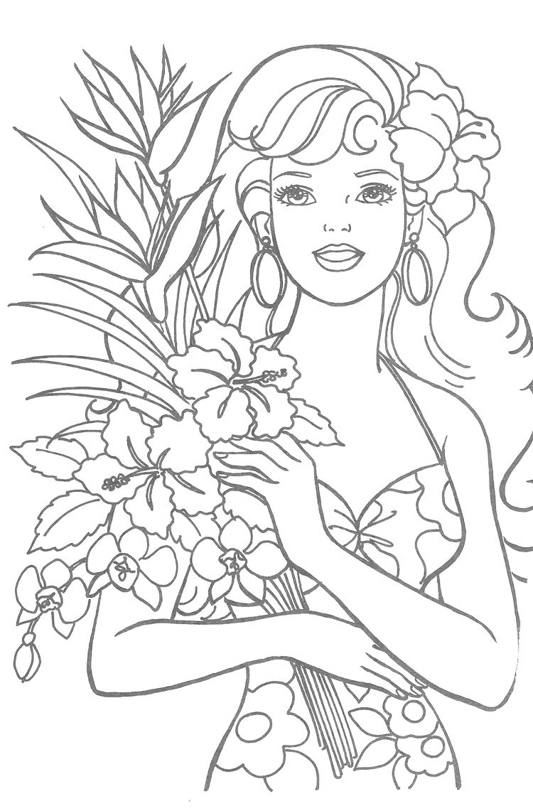 Coloring Pages of Barbies Art Sketches 103