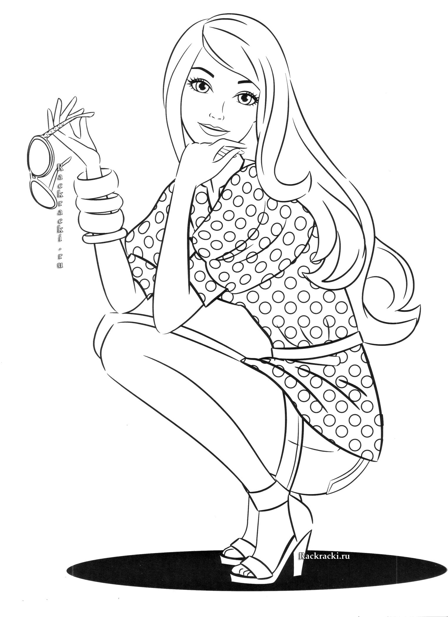 Coloring Pages of Barbies Art Sketches 112