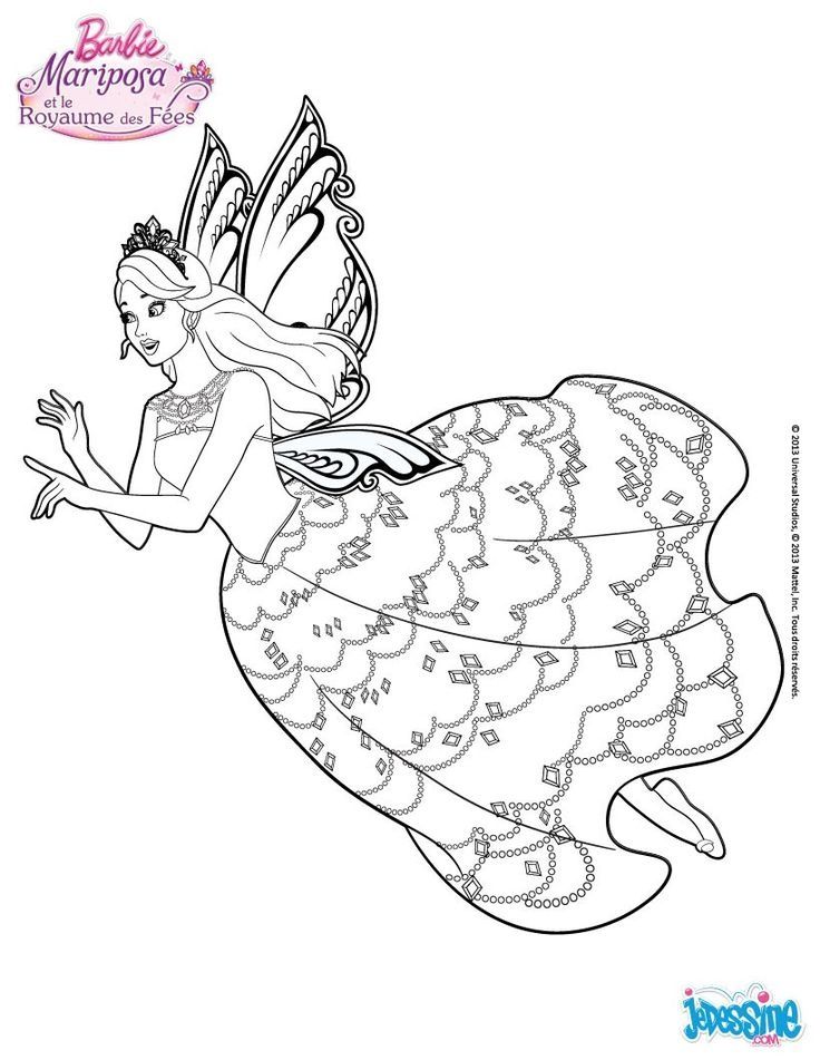 Coloring Pages of Barbies Art Sketches 125