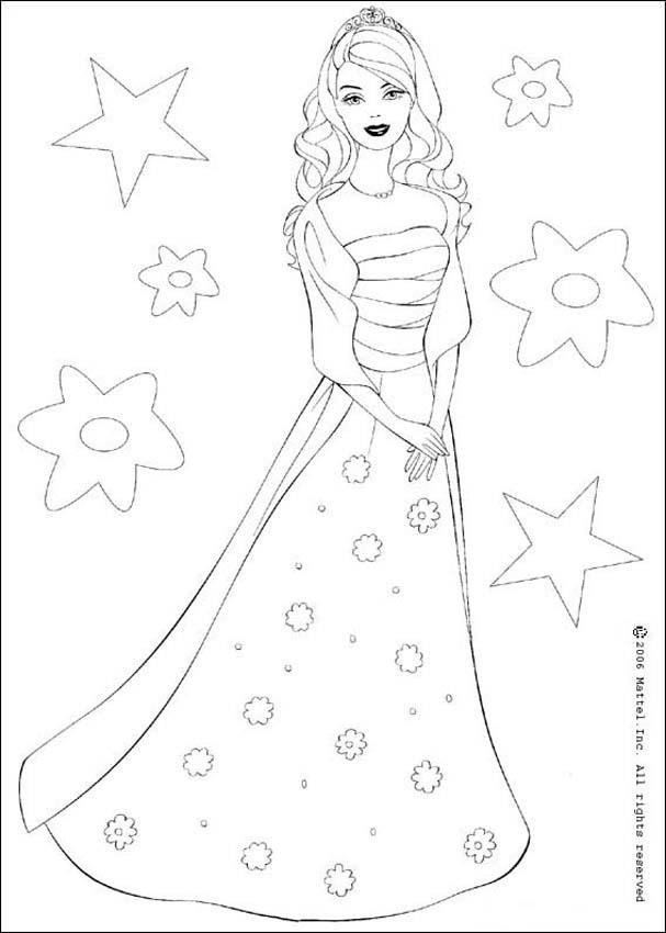 Coloring Pages of Barbies Art Sketches 133