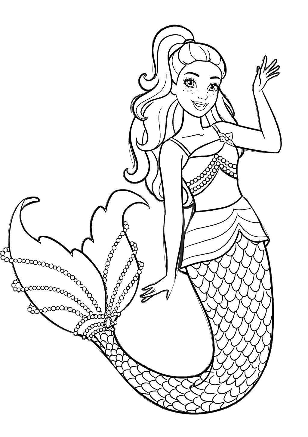 Coloring Pages of Barbies Art Sketches 152