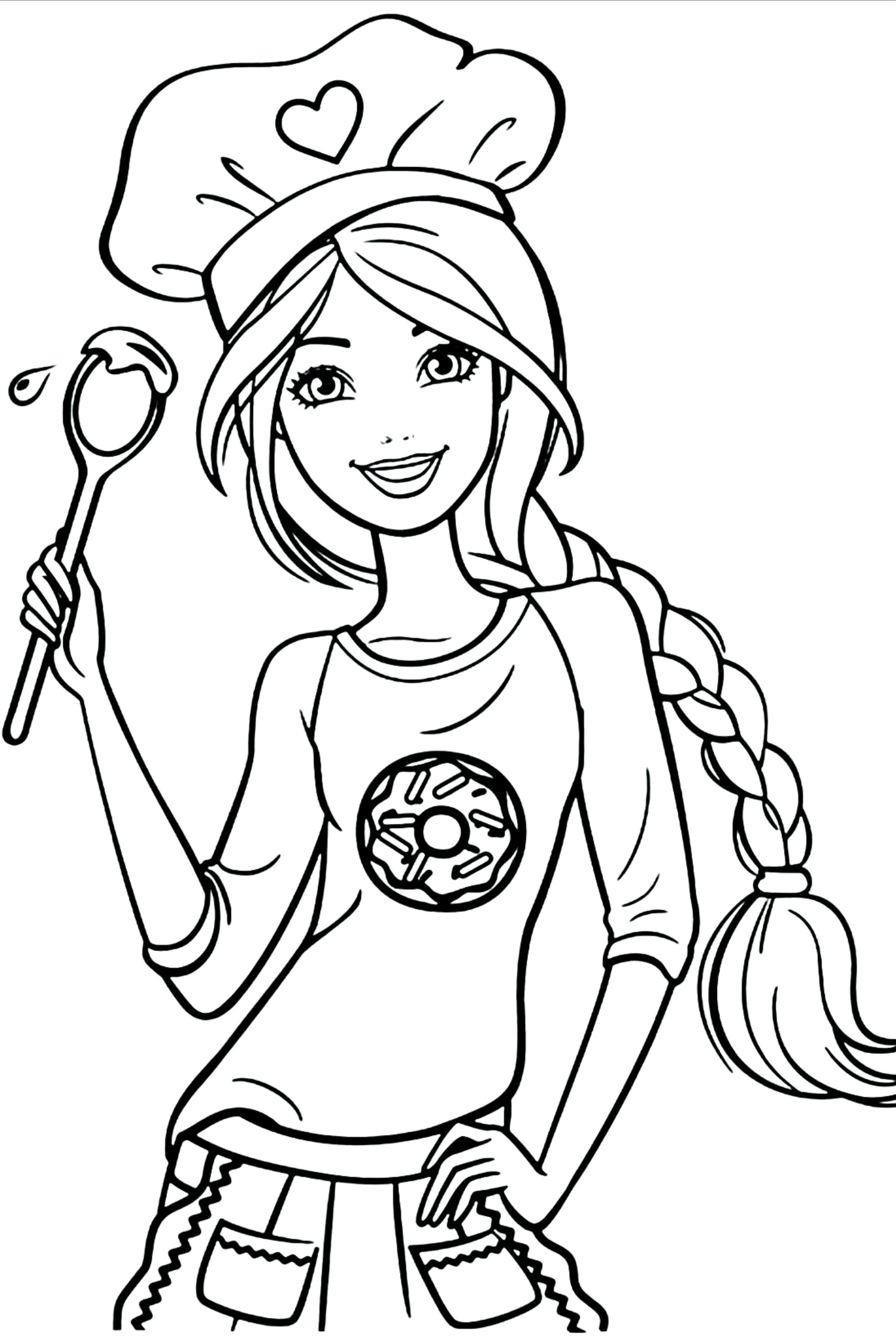 Coloring Pages of Barbies Art Sketches 160