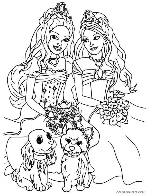 Coloring Pages of Barbies Art Sketches 166