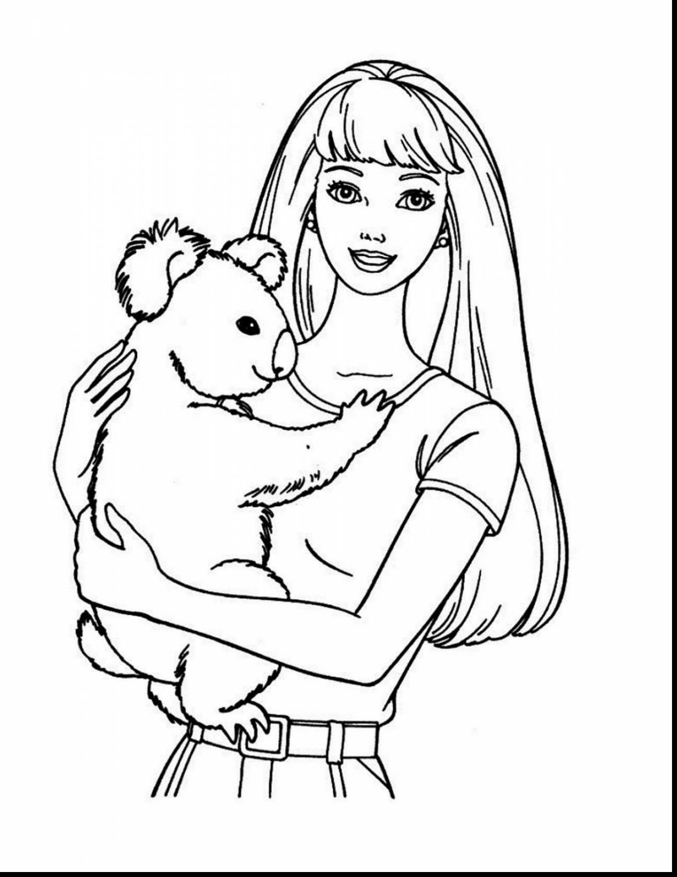 Coloring Pages of Barbies Art Sketches 170